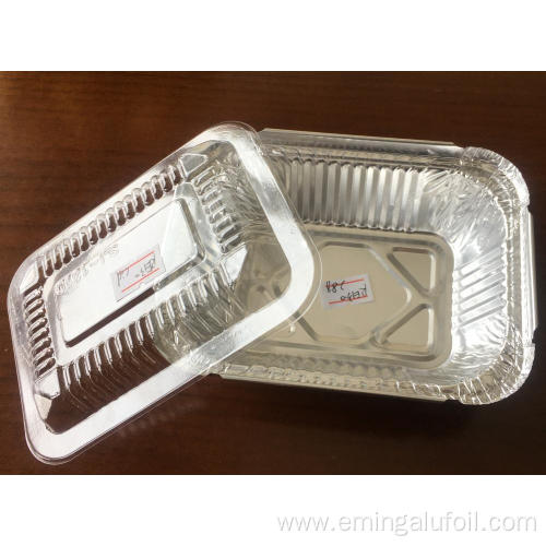 Disposable small aluminum foil tray